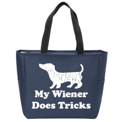 My Wiener Does Tricks Zip Tote Bag