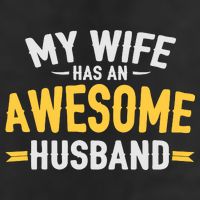 My Wife Has An Awesome Husband  Adult Drive Performance Visor