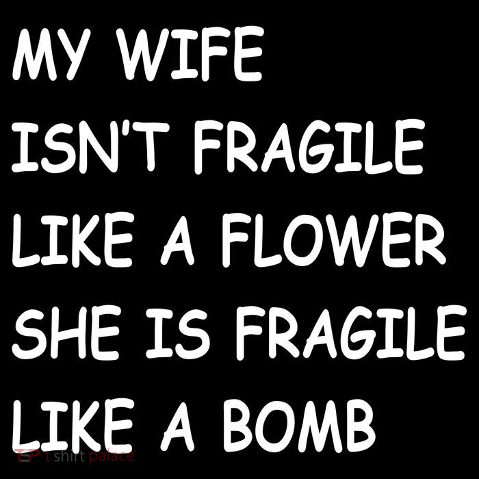 My Wife Isn't Fragile  Short Acrylic Beanie