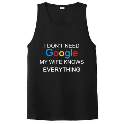 My Wife Knows Everything Funny PosiCharge Competitor Tank