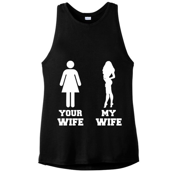 My Wife Your Wife Ladies PosiCharge Tri-Blend Wicking Tank