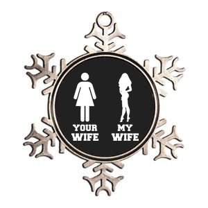 My Wife Your Wife Metallic Star Ornament