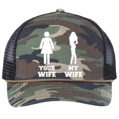 My Wife Your Wife Retro Rope Trucker Hat Cap