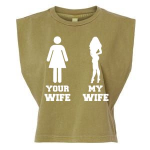 My Wife Your Wife Garment-Dyed Women's Muscle Tee