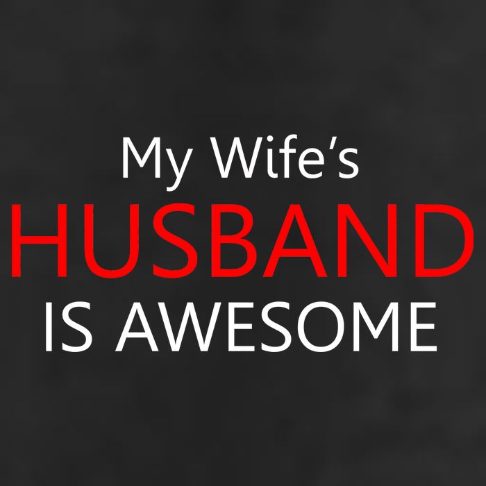 My Wife's Husband Is Awesome 7 Panel Mesh Trucker Snapback Hat