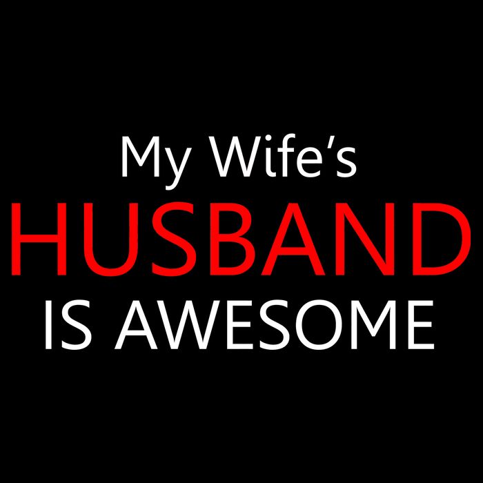 My Wife's Husband Is Awesome Flat Bill Trucker Hat