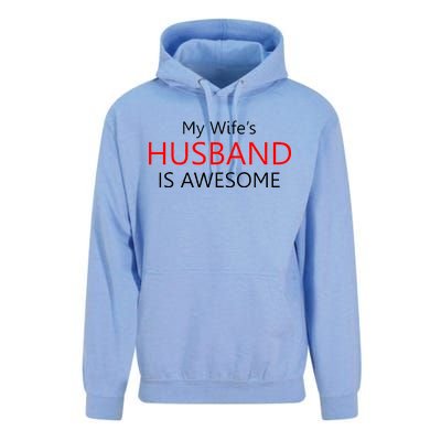 My Wife's Husband Is Awesome Unisex Surf Hoodie