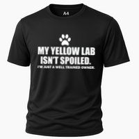 My Yellow Lab Isn't Spoiled Performance Shirt