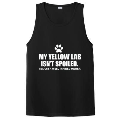 My Yellow Lab Isn't Spoiled PosiCharge Competitor Tank