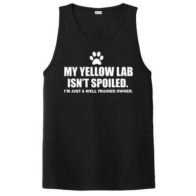 My Yellow Lab Isn't Spoiled PosiCharge Competitor Tank