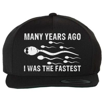 Many Years Ago I Was The Fastest Wool Snapback Cap