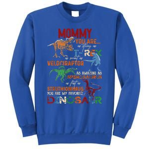 Mommy You Are As Strong As T Rex Funny Dinosaur Mother's Day Gift Sweatshirt