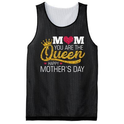 Mom You Are The Queen Mesh Reversible Basketball Jersey Tank