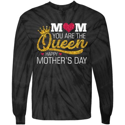 Mom You Are The Queen Tie-Dye Long Sleeve Shirt