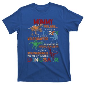 Mommy You Are As Strong As T Rex Funny Dinosaur Mother's Day Cute Gift T-Shirt