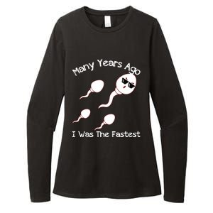 Many Years Ago I Was The Fastest Funny Womens CVC Long Sleeve Shirt