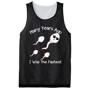 Many Years Ago I Was The Fastest Funny Mesh Reversible Basketball Jersey Tank