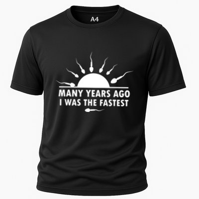 Many Years Ago I Was The Fastest Funny Sarcastic Performance Shirt