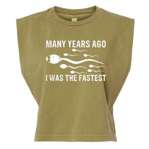 Many Years Ago I Was The Fastest Garment-Dyed Women's Muscle Tee