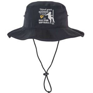 Mind Your Business I Need Money To Pay For Softball Legacy Cool Fit Booney Bucket Hat