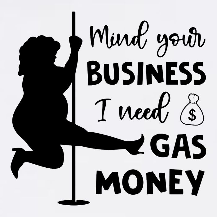 Mind Your Business I Need Gas Money Funny USA-Made Doggie Bandana