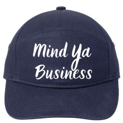 Mind Ya Business 7-Panel Snapback Hat