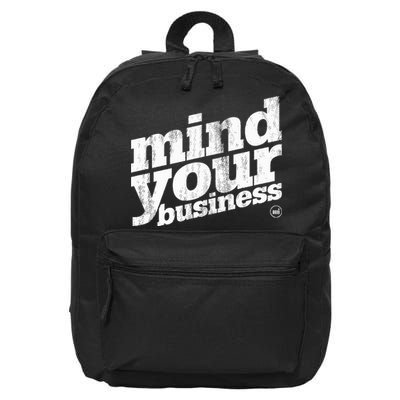 Mind Your Business 16 in Basic Backpack