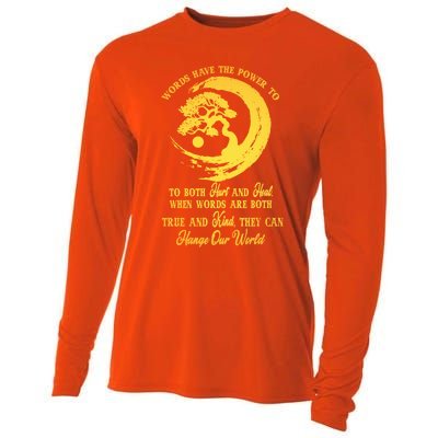 Meditation Yoga Bonsai Zen Enso Circle Goa Karma Om Cool Gift Cooling Performance Long Sleeve Crew