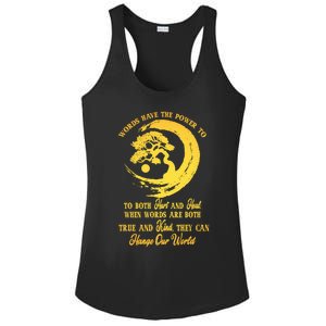 Meditation Yoga Bonsai Zen Enso Circle Goa Karma Om Cool Gift Ladies PosiCharge Competitor Racerback Tank