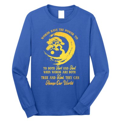 Meditation Yoga Bonsai Zen Enso Circle Goa Karma Om Cool Gift Long Sleeve Shirt