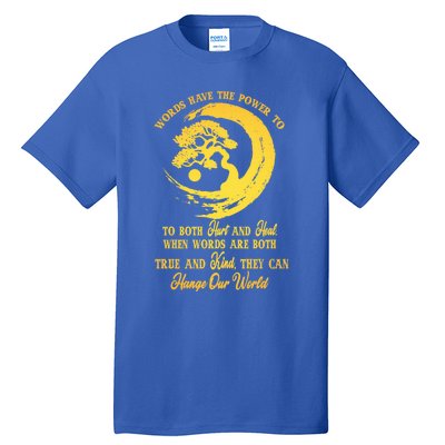 Meditation Yoga Bonsai Zen Enso Circle Goa Karma Om Cool Gift Tall T-Shirt