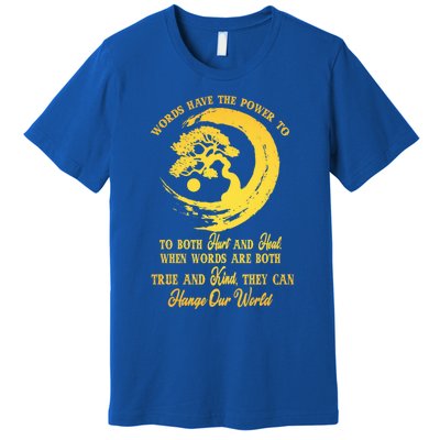 Meditation Yoga Bonsai Zen Enso Circle Goa Karma Om Cool Gift Premium T-Shirt