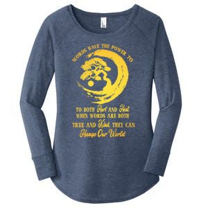 Meditation Yoga Bonsai Zen Enso Circle Goa Karma Om Cool Gift Women's Perfect Tri Tunic Long Sleeve Shirt