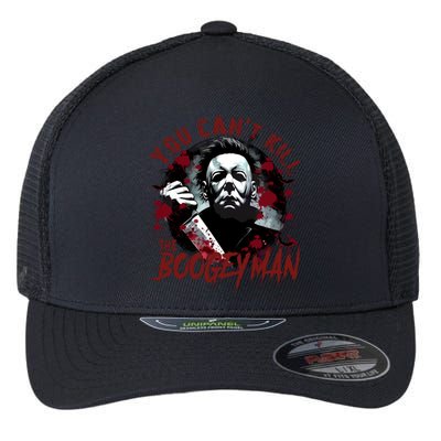 Michael You Cant Kill Boogeyman Michael Horror Night Halloween Flexfit Unipanel Trucker Cap