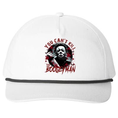 Michael You Cant Kill Boogeyman Michael Horror Night Halloween Snapback Five-Panel Rope Hat