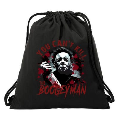 Michael You Cant Kill Boogeyman Michael Horror Night Halloween Drawstring Bag