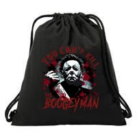 Michael You Cant Kill Boogeyman Michael Horror Night Halloween Drawstring Bag