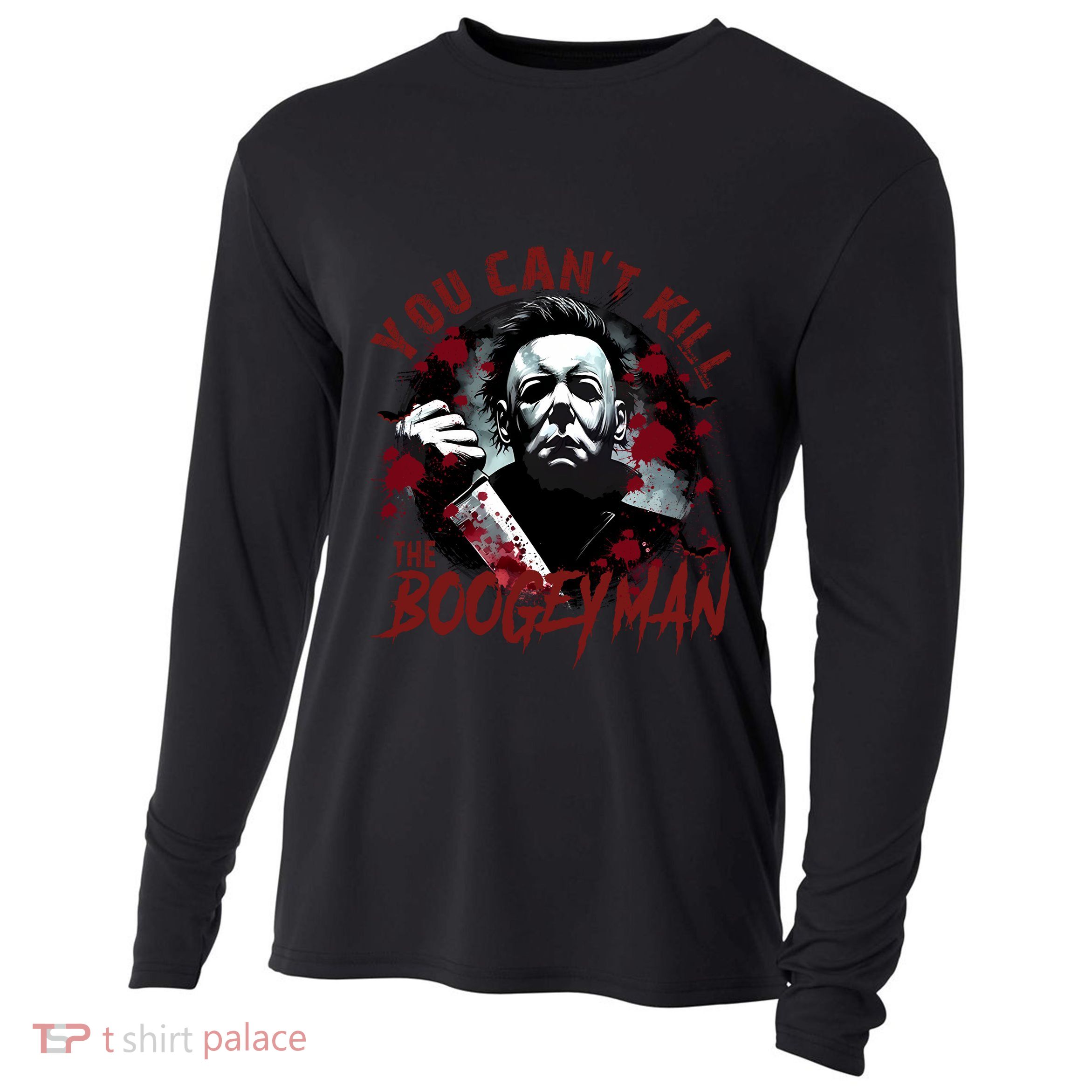 Michael You Cant Kill Boogeyman Michael Horror Night Halloween Cooling Performance Long Sleeve Crew
