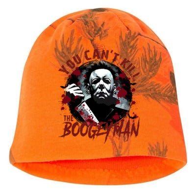 Michael You Cant Kill Boogeyman Michael Horror Night Halloween Kati - Camo Knit Beanie