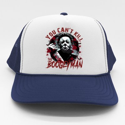 Michael You Cant Kill Boogeyman Michael Horror Night Halloween Trucker Hat