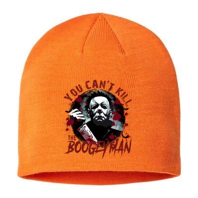 Michael You Cant Kill Boogeyman Michael Horror Night Halloween Sustainable Beanie