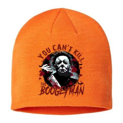 Michael You Cant Kill Boogeyman Michael Horror Night Halloween Sustainable Beanie