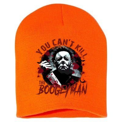 Michael You Cant Kill Boogeyman Michael Horror Night Halloween Short Acrylic Beanie