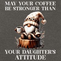 May Your Coffee Be Stronger Than Your DaughterS Attitude Cotton Canvas Backpack