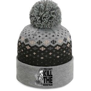 Myers You CanT Kill The Boogeyman Halloween Horror Movie The Baniff Cuffed Pom Beanie