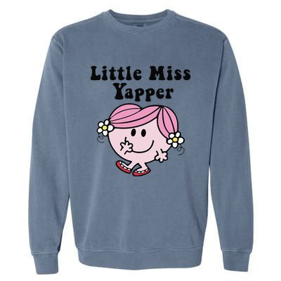 Miss Yapper Cute Garment-Dyed Sweatshirt