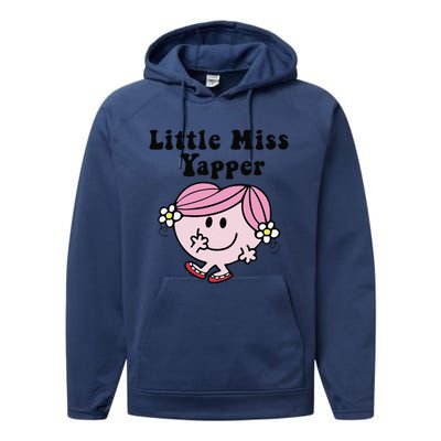 Miss Yapper Cute Performance Fleece Hoodie