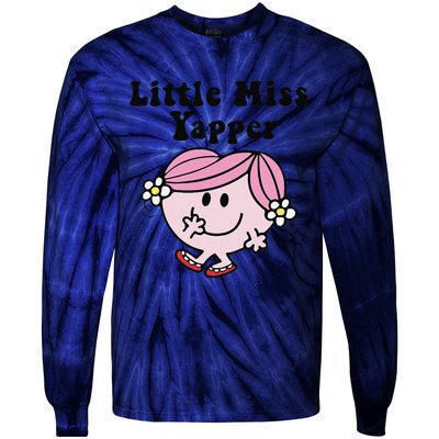 Miss Yapper Cute Tie-Dye Long Sleeve Shirt