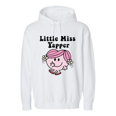 Miss Yapper Cute Garment-Dyed Fleece Hoodie