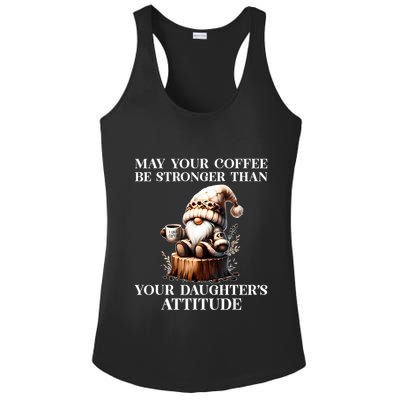 May Your Coffee Be Stronger Than Your Daughters Attitude Ladies PosiCharge Competitor Racerback Tank
